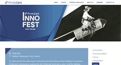 Desktop Screenshot of printocentinnofest.com